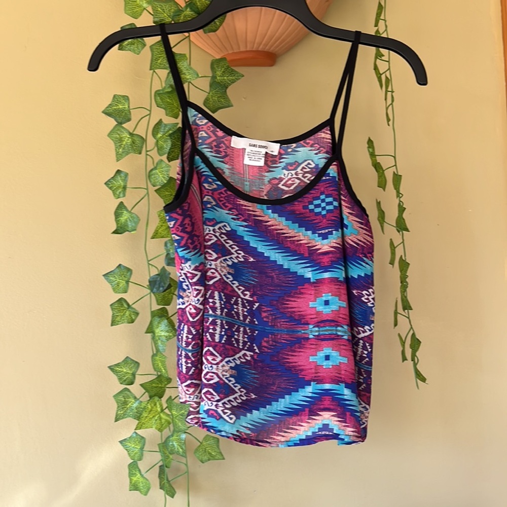 Azteca colorful crop top